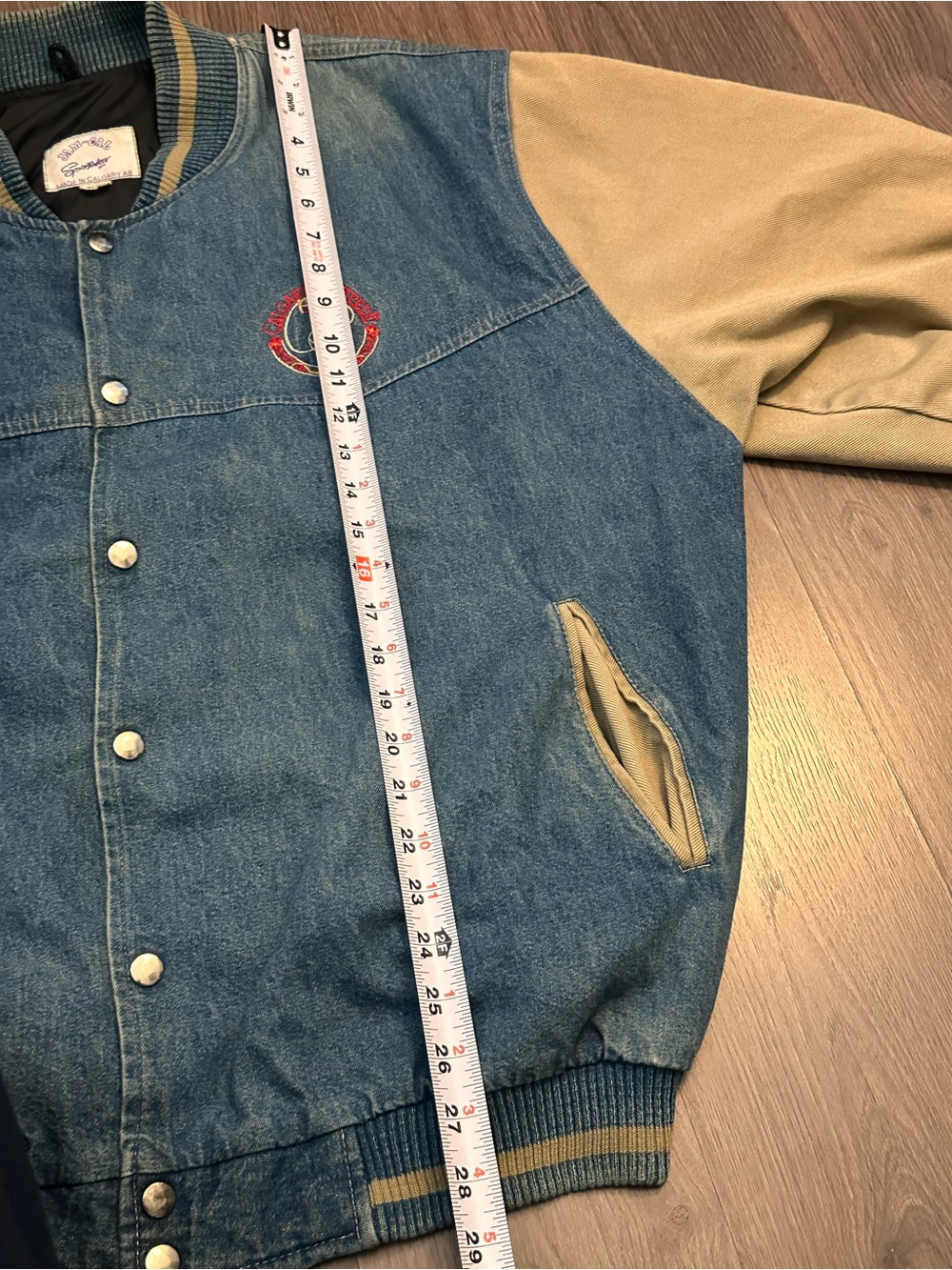Calgary Stampede Denim Varsity Jacket - Picture 9 of 10